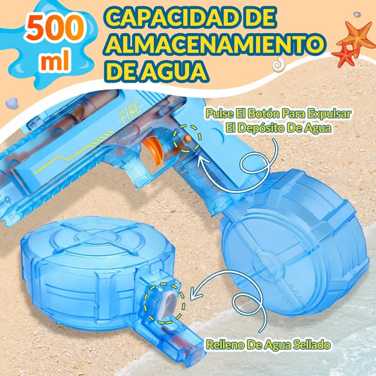 🌊 Pistola de Agua Eléctrica SHARK MK – “Domina el Campo de Batalla Acuático”