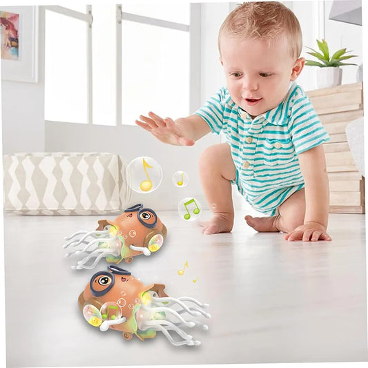 🐙✨ Pulpo Eléctrico Bailarín Mágico – Luces, Música y Movimiento para Desarrollar a Tu Bebé