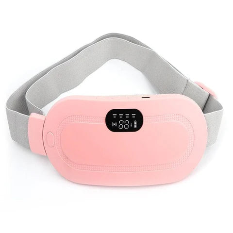 Cinturón Menstrual Térmico JYE Faja Eléctrica Abdominal con Masaje Vibratorio para Cólicos y Dolor + Masajeador Manual de Regalo