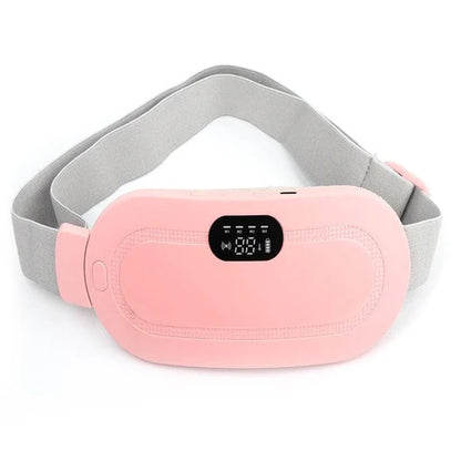 Cinturón Menstrual Térmico JYE Faja Eléctrica Abdominal con Masaje Vibratorio para Cólicos y Dolor + Masajeador Manual de Regalo