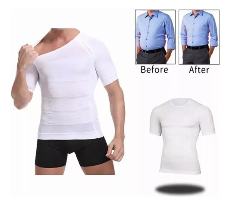 Doble Camiseta de Compresión + Audífonos P47 GRATIS – Luce Más Firme, Más Delgado y con Mejor Postura en Minutos