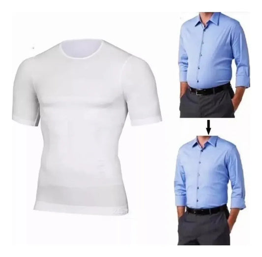 Doble Camiseta de Compresión + Audífonos P47 GRATIS – Luce Más Firme, Más Delgado y con Mejor Postura en Minutos