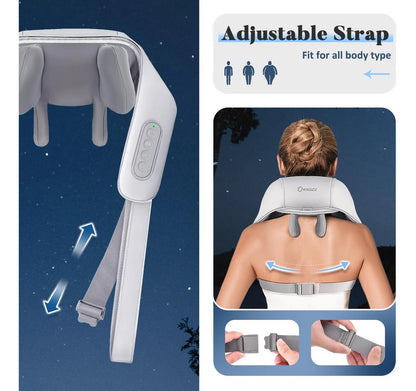 Masajeador 4 en 1 Cuello, Espalda, Piernas y Zona Lumbar