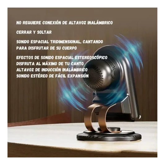 “Apoyas tu teléfono… y listo. Parlante de inducción sin cables” + Audiófonos