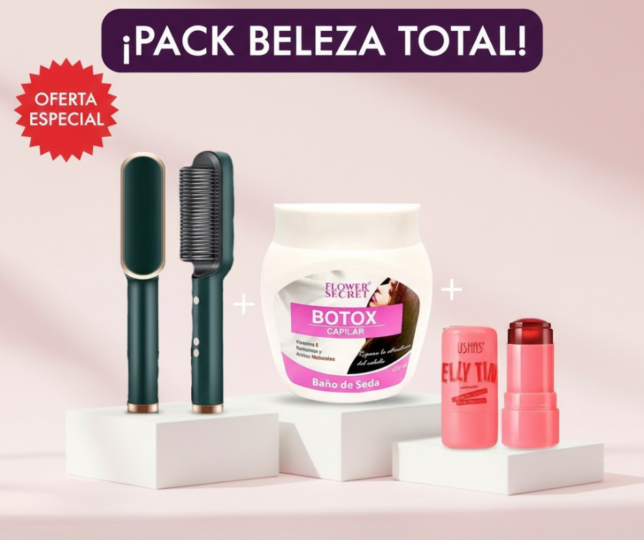 🌟 Pack Belleza Express – Cabello Perfecto & Labios Radiantes en 5 Minutos