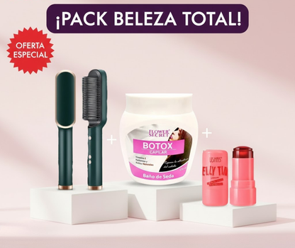 🌟 Pack Belleza Express – Cabello Perfecto & Labios Radiantes en 5 Minutos