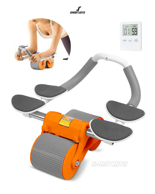 Rueda Abdominal Con Rebote + Timer Digital