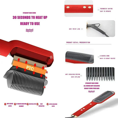 🔥 KIT 3x1 Belleza Exprés – Depiladora + Cepillo 3 en 1 + Botox Capilar